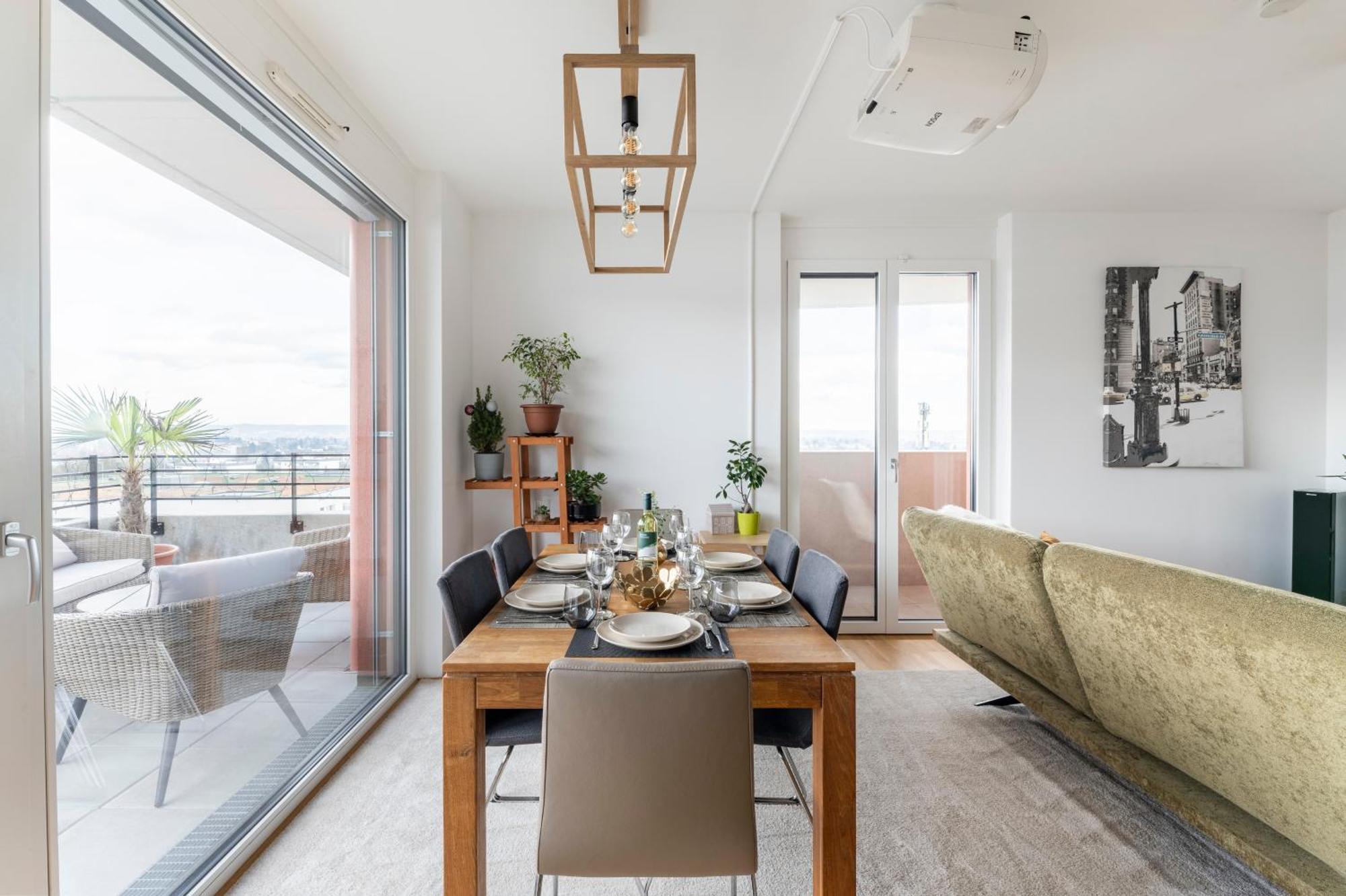 Edler Wohnraum Panoramablick 3 Sz Boxspringbetten, E-Ladestation, Kaffeevollautomat, Klima, Lift, Terrasse & 2Xtg Graz Dış mekan fotoğraf